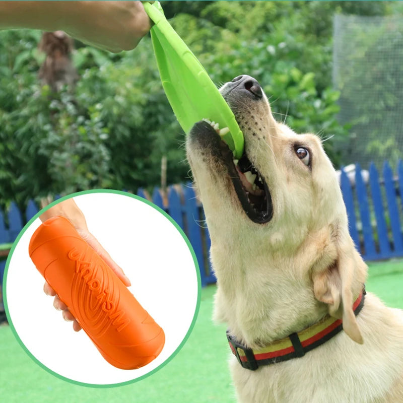 Hundespielzeug, Silikon, fliegende Scheibe, modisch, mehrfarbig, beständig, Kauspielzeug, Welpe, Outdoor, Spiel, Training, interaktives Zubehör