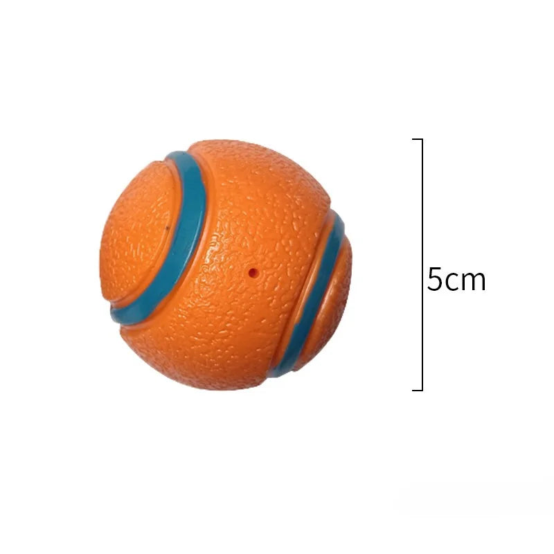 Hundespielzeugball, Hunde-Apportierungsball, Spielzeug, robuster Haustierball, Welpen-Kauspielzeug, fester, elastischer Springball, Haustierzubehör für große, mittelgroße und kleine