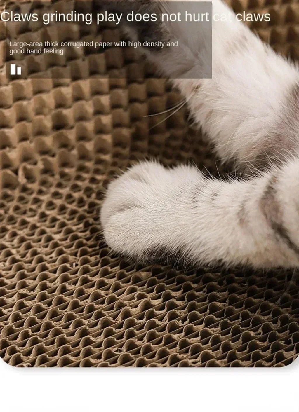 Katzenkratzbrett, schützt Möbel, Schleifklaue, Spielzeug, ovales Wellpappe, verschleißfestes Katzennest, Katzenzubehör