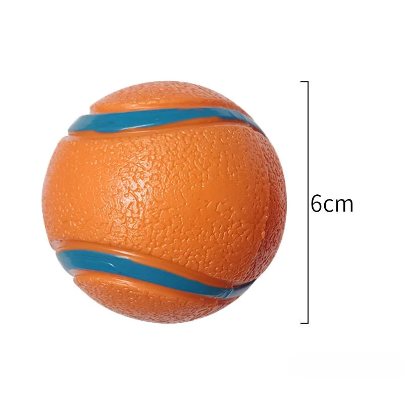 Hundespielzeugball, Hunde-Apportierungsball, Spielzeug, robuster Haustierball, Welpen-Kauspielzeug, fester, elastischer Springball, Haustierzubehör für große, mittelgroße und kleine