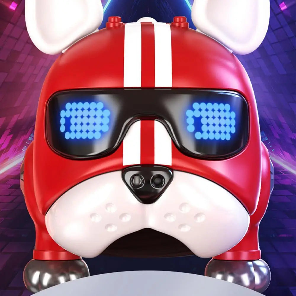 Tanzmusik Bulldogge Roboter intelligenter interaktiver Hund mit leichtem Spielzeug für Kinder Kinder frühe Bildung Baby Spielzeug Jungen Mädchen